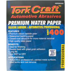 Premium Waterproof Paper 400 Grit 230 X 280 (50 Piece) Automotive