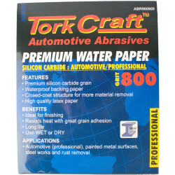 Premium Waterproof Paper 800 Grit 230 X 280 (50 Piece) Automotive