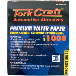 Premium Waterproof Paper 1000 Grit 230 X 280 (50 Piece) Automotive