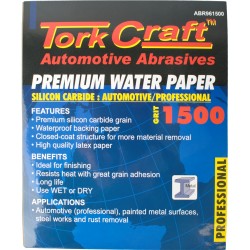 Premium Waterproof Paper 1500 Grit 230 X 280 (50 Piece) Automotive