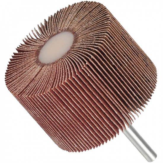 Flap Wheel 60 X 50 X 6mm Shaft 60 Grit Per Each Flap Wheel 60 X 50 X 6mm Shaft 60 Grit Per Each