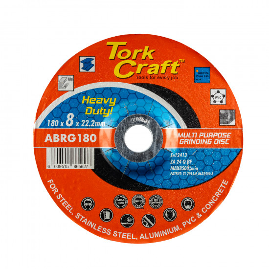 Grinding Disc For Steel 115 X 8.0 X 22.2mm Steel S/steel Concret Multi Grinding Disc For Steel 115 X 8.0 X 22.2mm Steel S/steel Concret Multi
