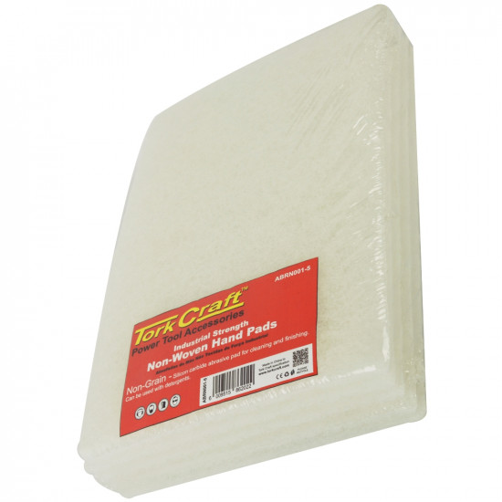 Pad Non Woven Ind. Strength 5pc 150 X 230mm Non Grain White Pad Non Woven Ind. Strength 5pc 150 X 230mm Non Grain White
