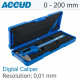 Dig. Caliper 200mm 0.03mm Acc. Metal Cover S/steel 0.01mm Res. Dig. Caliper 200mm 0.03mm Acc. Metal Cover S/steel 0.01mm Res.