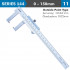 Vernier Caliper 150mm 0.04mm Acc. Outside Point 0.02mm Grad. S/steel