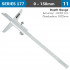 Vernier Depth Caliper 150mm 0.03mm Acc. 0.02mm Grad. S/steel