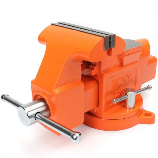 PONY 5' Heavy-duty Workshop Bench Vice Swivel Base PONY 5' Heavy-duty Workshop Bench Vice Swivel Base