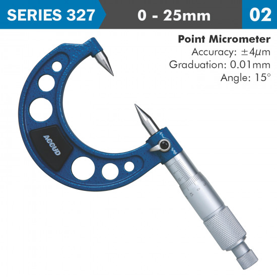 Point Micrometer 15 0-25mm Point Micrometer 15 0-25mm