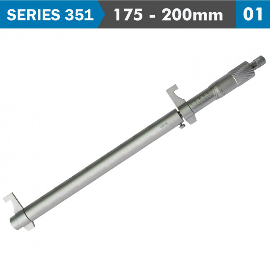 Inside Micrometer 175-200mm Without Setting Ring 0.012mm Acc. 0.01mm G Inside Micrometer 175-200mm Without Setting Ring 0.012mm Acc. 0.01mm G