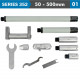 Tubular Inside Micrometer 50-500mm 0.01mm Grad. Extension Rods: 13, 25 Tubular Inside Micrometer 50-500mm 0.01mm Grad. Extension Rods: 13, 25