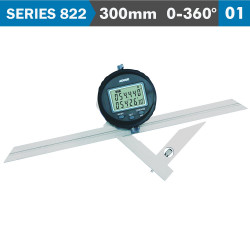 Digital Protractor Blade 360 Deg. 5&#039; Acc. S/steel 0.1 Deg. Res.