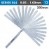 Long Feeler Gauge 200mm 0.05-1.00 13 Leaves Din2275