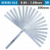 Long Feeler Gauge 300mm 0.05-1.00 20 Leaves Din2275
