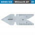 Center Gauge Whitworth 55deg. 30' Acc.