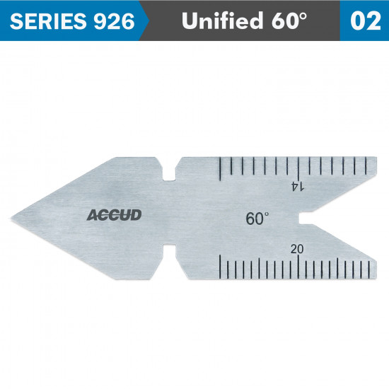 Center Gauge Unified 60deg. 30' Acc. Center Gauge Unified 60deg. 30' Acc.