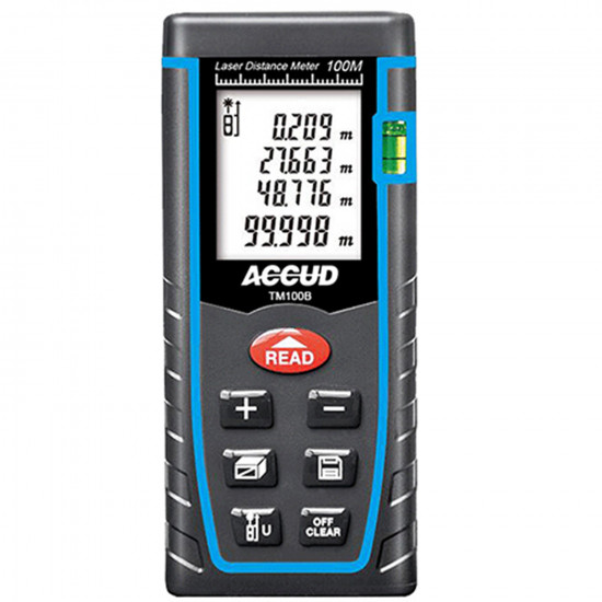 Laser Distance Meter 2x1.5v Aaa Bat. 1mm Res 1.5mm Acc. 0.1m-100m Rang Laser Distance Meter 2x1.5v Aaa Bat. 1mm Res 1.5mm Acc. 0.1m-100m Rang
