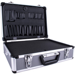 Aluminium Case 45.5 X 33 X 15.2 With 5 X Dividers And Foam Inserts