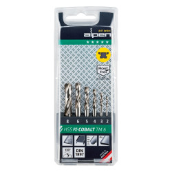 Cobalt Drill Bit Set 2-8mm Stubby