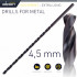Hss Drill Bit 4.5mm 185 X 125 Extra Long