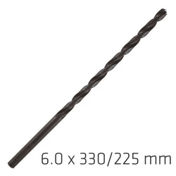 Hss Drill Bit 6mm 330x225mm Extra Long