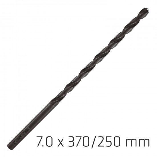 Hss Drill Bit 7mm 370x250mm Extra Long
