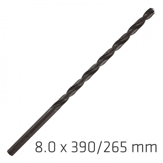 Hss Drill Bit 8mm 390x265mm Extra Long Hss Drill Bit 8mm 390x265mm Extra Long