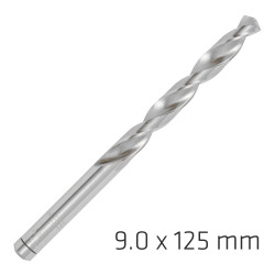ALPEN Pro Hss 9mm Drill Din 338 Rn 135 Split Point Plastic Wallet