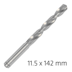 ALPEN Pro Hss 11.5mm Drill Din 338 Rn 135 Split Point Plastic Wallet