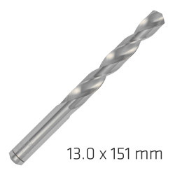 ALPEN Pro Hss 13mm Drill Din 338 Rn 135 Split Point Plastic Wallet