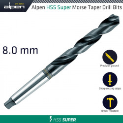 Hss Super 8mm Morse Taper Shank