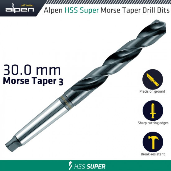 Hss Super 30mm Morse Taper 3 Shank Hss Super 30mm Morse Taper 3 Shank