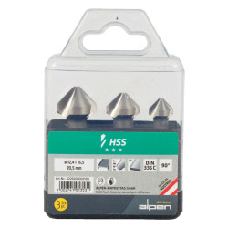Hss Countersink Set - Pcs 12.4 - 16.5 - 20.5mm