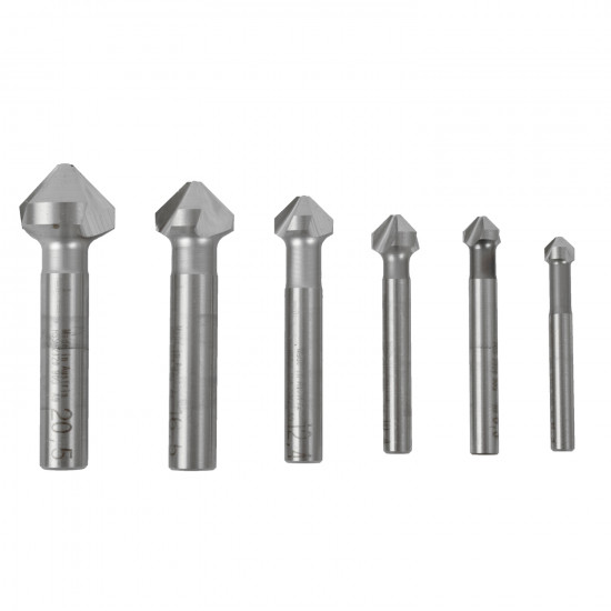 Hss Countersink Set 90 Different Partition 6 Pcs 6.3 8.3 10.4 16 Hss Countersink Set 90 Different Partition 6 Pcs 6.3 8.3 10.4 16