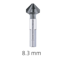 Hss-eco5 Countersink 90 8.3 Din 335 Shapec 3-surface Shank