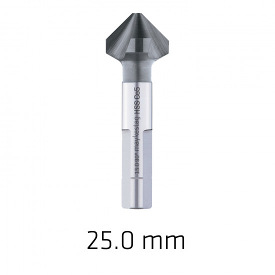 Hss-eco5 Countersink 90 25.0 Din 335 Shapec 3-surface Shank Alunit Co Hss-eco5 Countersink 90 25.0 Din 335 Shapec 3-surface Shank Alunit Co