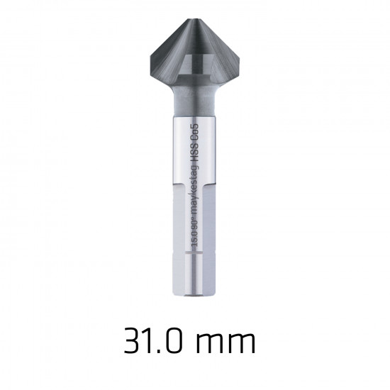 Hss-eco5 Countersink 90 31.0 Din 335 Shapec 3-surface Shank Alunit Co Hss-eco5 Countersink 90 31.0 Din 335 Shapec 3-surface Shank Alunit Co