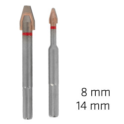 Porcelain C Protector Drill Bits 14.0mm-8.0 Mm