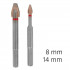 Porcelain C Protector Drill Bits 14.0mm-8.0 Mm