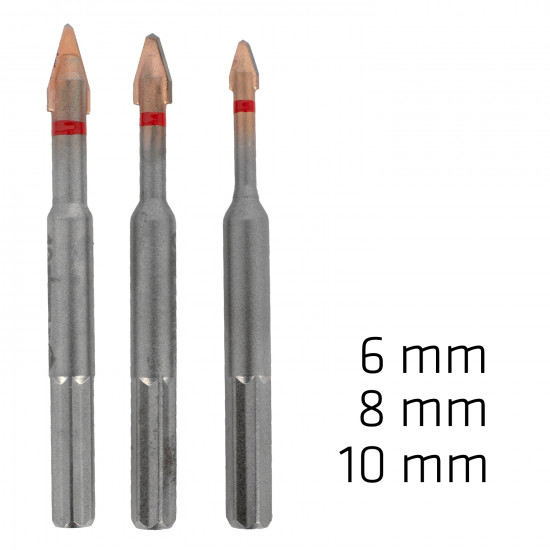 C Protector Drill Bit Set 6-8-10mm