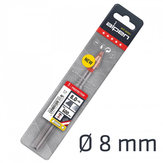 8.0mm Porcelain C Protector Drill Bit 8.0mm Porcelain C Protector Drill Bit