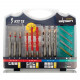 Drill-screwset Kit 13 13 Pcs C Prot,multi 6-kant,sds-plus Force X4 Bit Drill-screwset Kit 13 13 Pcs C Prot,multi 6-kant,sds-plus Force X4 Bit