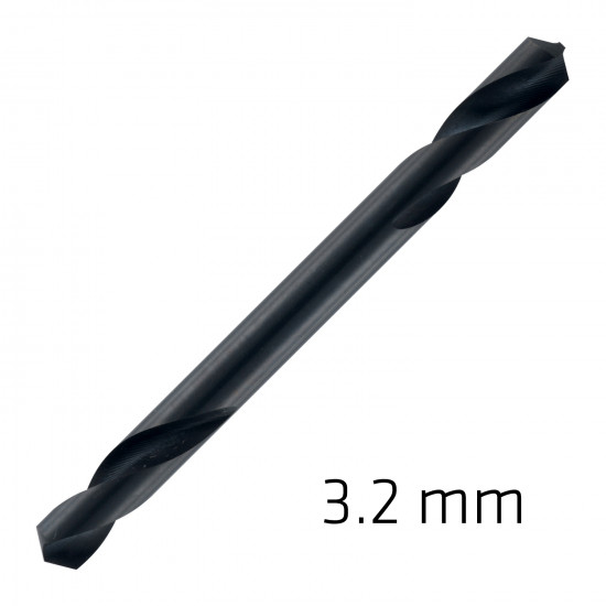 Hss Super Drill Bit Double Ended 3.2mm Pouched Hss Super Drill Bit Double Ended 3.2mm Pouched