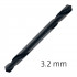 Hss Super Drill Bit Double Ended 3.2mm Pouched