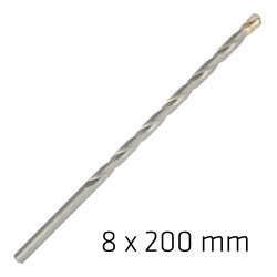 Masonry Bit Long Life 8 X 200mm
