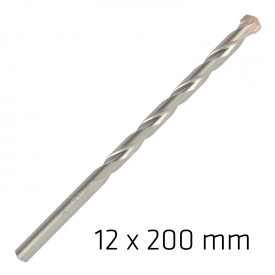 Masonry Bit Long Life 12 X 200mm Masonry Bit Long Life 12 X 200mm