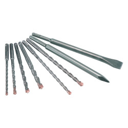 Sds Mixed Drill Bits 6 8 10 12 X 160mm 8 10 X 210mm 2 X 250mm Chisel I