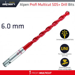 Profi Multicut Sds Drill Bit 6 X 110mm