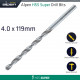 Hss Drill Bit Long 4 X 119mm Bulk