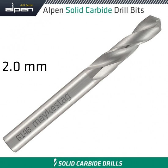 ALPEN Solid Carbide Drill Bit 2.0 ALPEN Solid Carbide Drill Bit 2.0