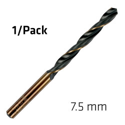 Hss Sprint Master 7.5mm X1 Sleeved Din338 ALPEN Drill Bit